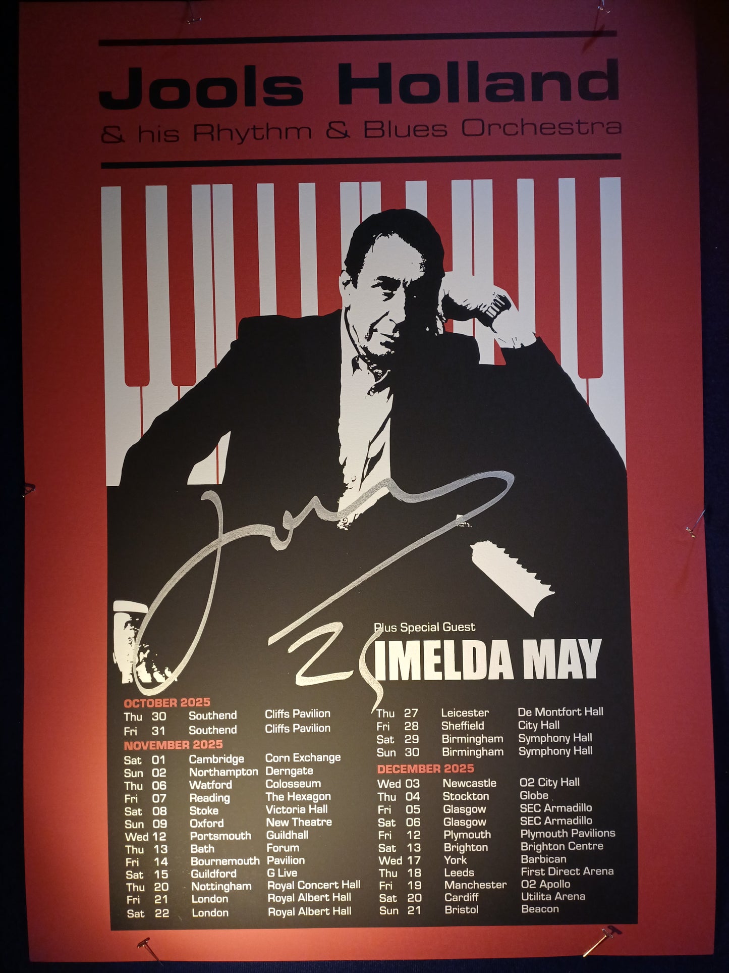 Signed 2025 Tour Silk Screen Print