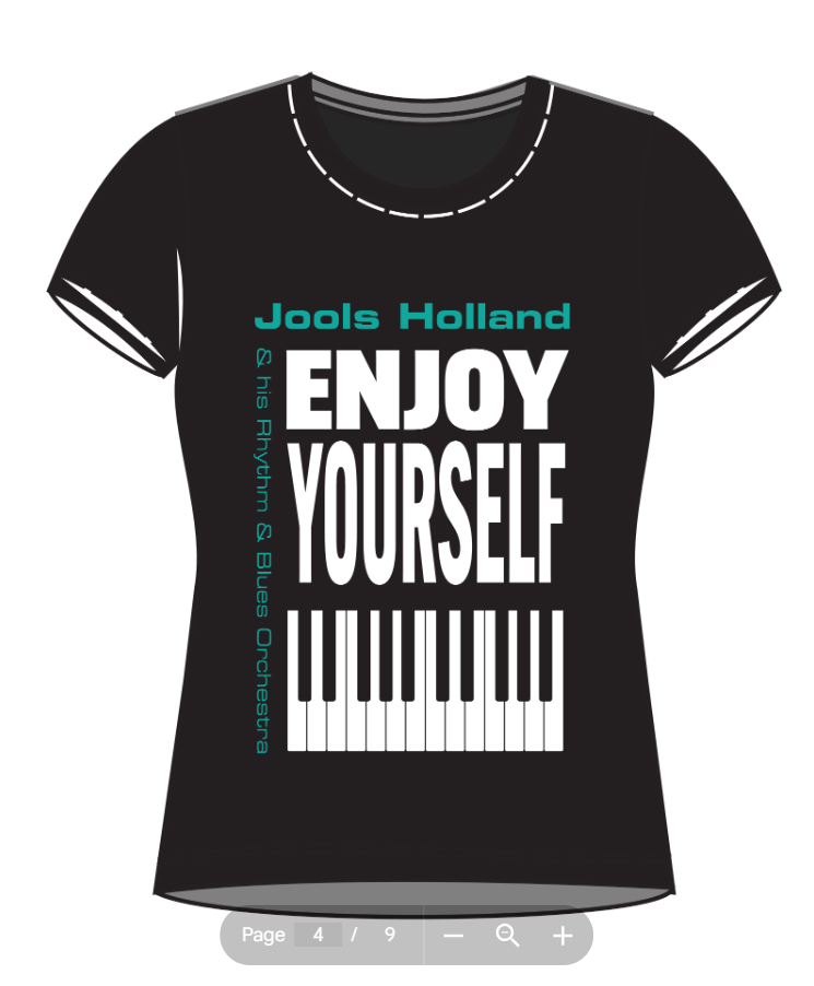 Enjoy Yourself White Letters Tour Tee 2025